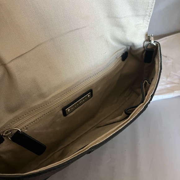 Banana Republic leather studded flap clutch purse - Picture 6 of 9